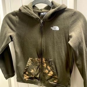 Toddler Boys Northface zip sweater size 6T